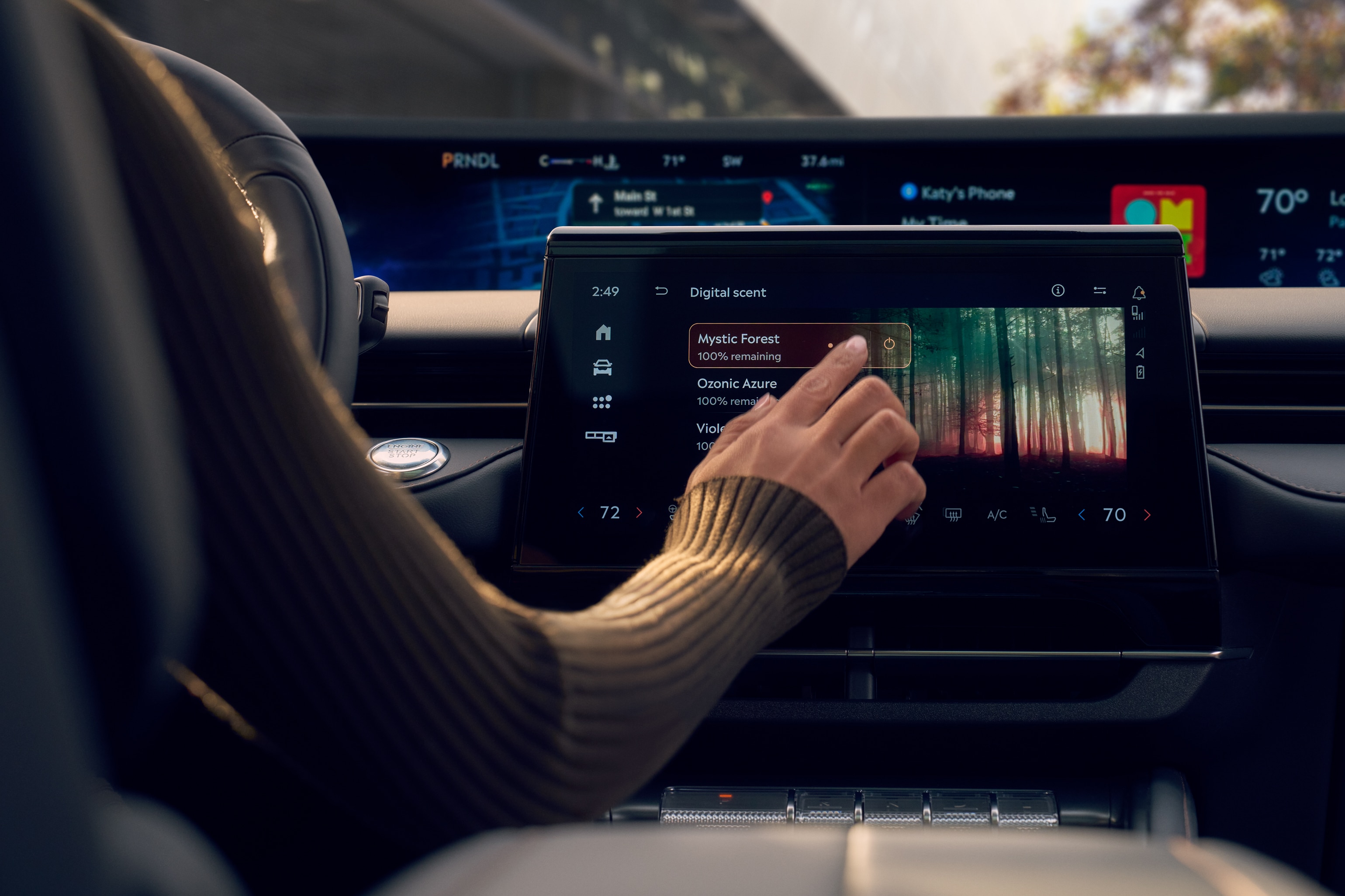 Lincoln expands its scent collection to seven digital in-cabin scents for a fresh and personalized interior experience, first introduced and available in the all-new 2024 Lincoln Nautilus SUV.